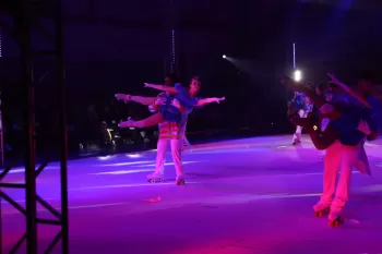 Espetáculo de patinação Artística