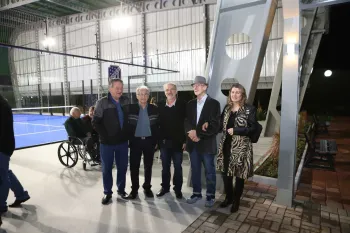 Inauguração do Ginásio de Tênis e Padel