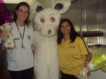 Chegada do Coelho na Escola Doritos