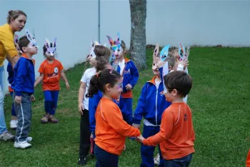 Chegada do Coelho na Sede Campestre - Doritos Infantil IV e V