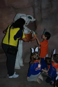 Chegada do Coelho na Sede Campestre - Doritos Infantil IV e V