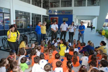 Treinamento de Evacuação de Local em caso de sinistro - Escola Doritos - Clube Dores