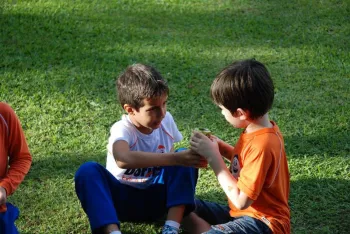 Chegada do Coelho na Sede Campestre - Doritos Infantil IV e V