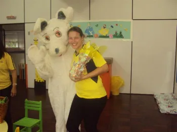 Chegada do Coelho na Escola Doritos