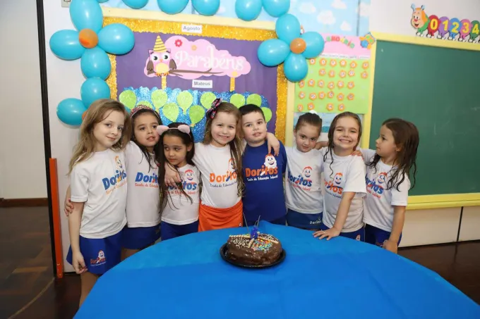 Aniversariantes de Agosto - Escola Doritos